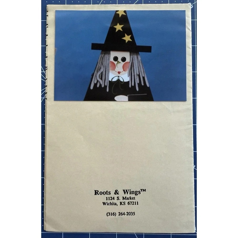 TRIXY WITCH - Roots & Wings -‎ Tole Painting Pattern Uncut